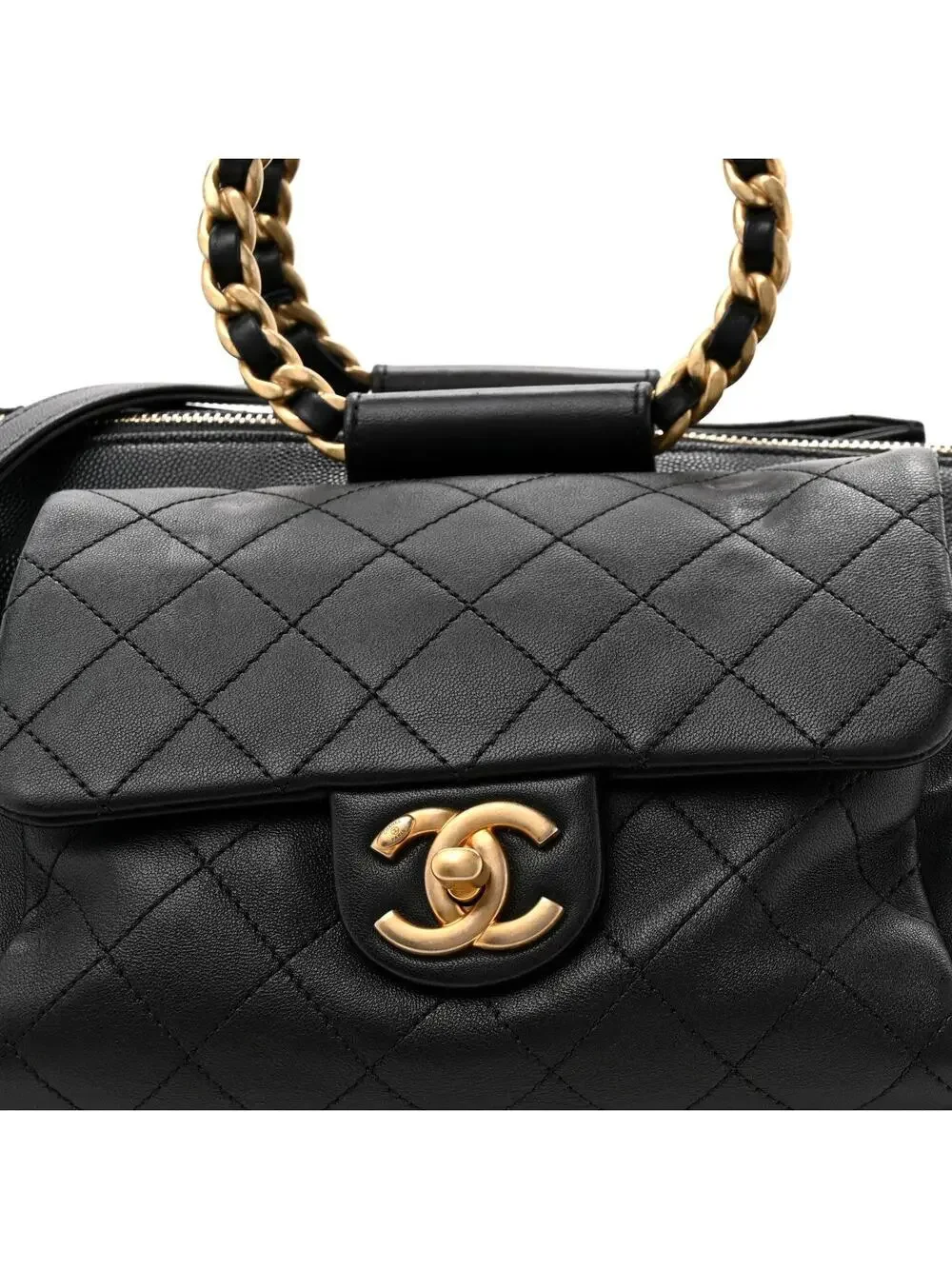 Chanel Grained Calfskin Lambskin #321973C42B